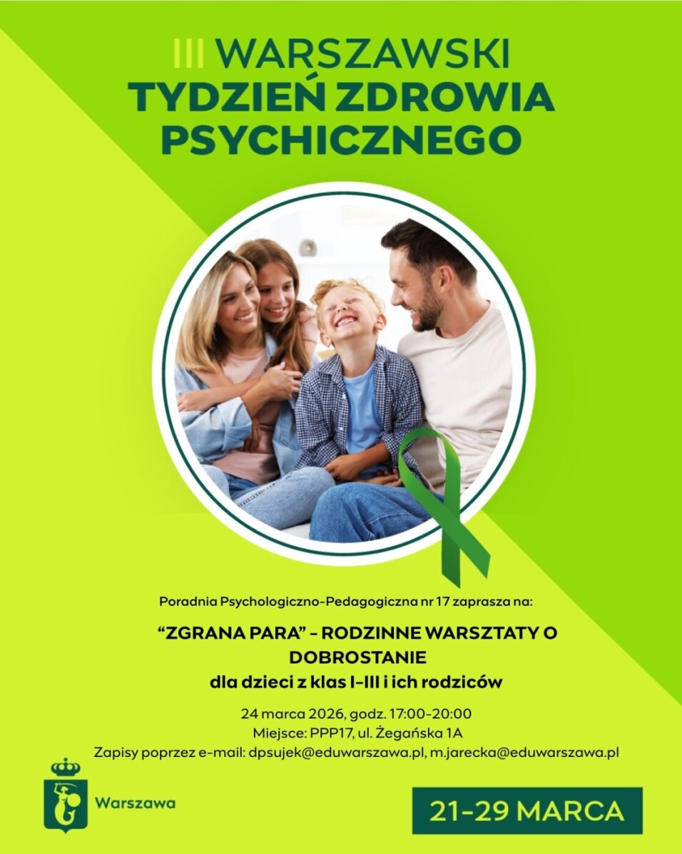Poradnia Psychologiczno-Pedagogiczna nr 17 zaprasza na: - 1